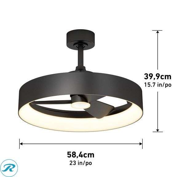 Artika Austin 23" LED Fandelier - Like New - Roller Auctions