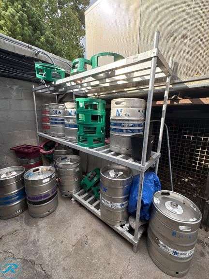 96” x 20” x 79”H Metal Storage Rack - Roller Auctions