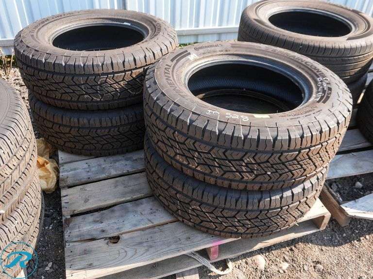 (4) 2023 Continental Terrain Contact Tires, 255/65R17