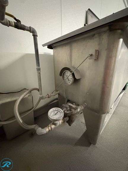Rectangular Stainless Vat with Pipe Heating Coils, 90” x 30” x 40”H - Roller Auctions