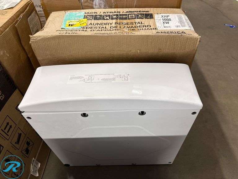 (2) Whirlpool XHP1000XW Laundry Pedestals - Roller Auctions