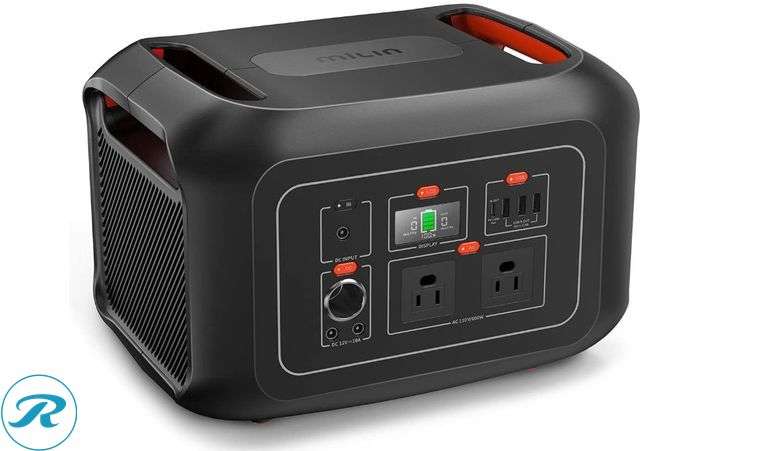 Milin Portable Power Station 622Wh, 600W Solar Power Generator - New - Roller Auctions