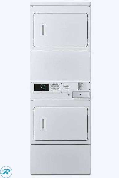 Whirlpool Commercial Dryer Heavy-Duty Series Electric Stacked Unit