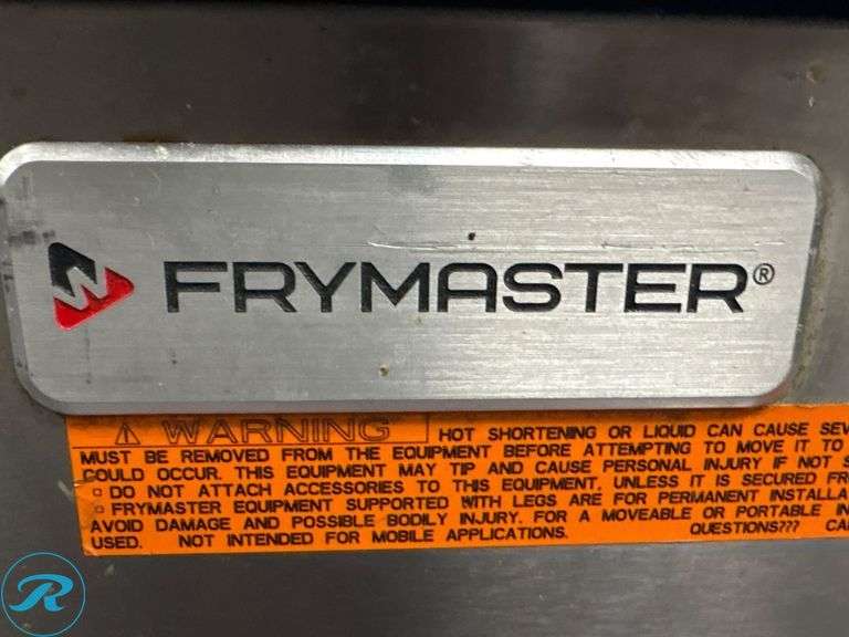 Frymaster PH155CSE Commercial Gas Fryer with Baskets on Casters - Roller Auctions