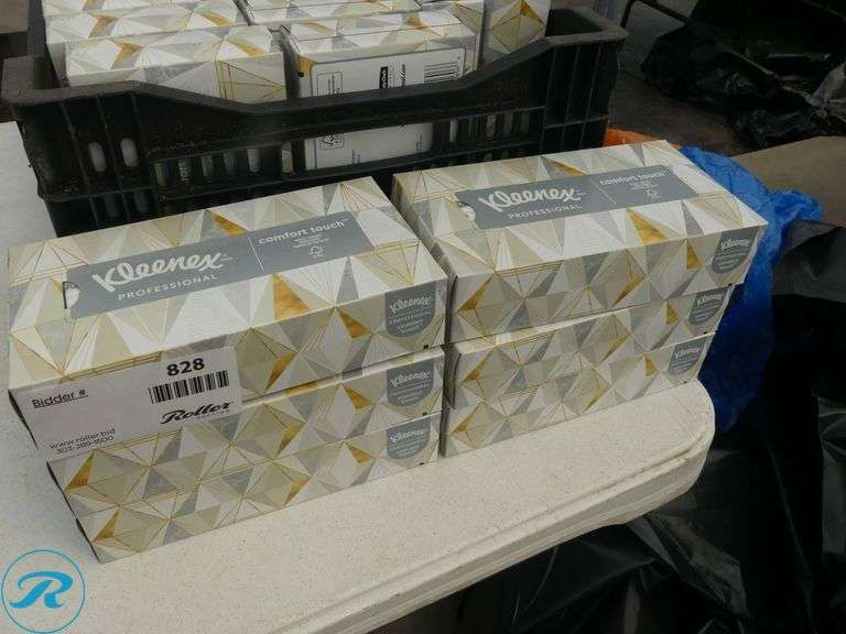Tray of Kleenex Tissues - Roller Auctions