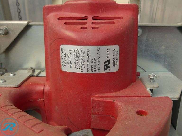 Vertical Panel Saw With Milwaukee 6410 Saw, 120″ x 87″ - Roller Auctions