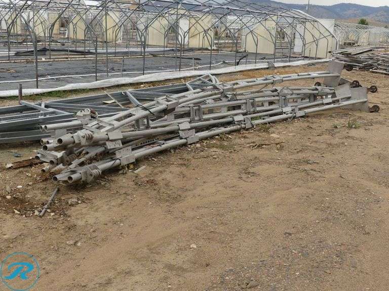 Aluminum Rolling Greenhouse Roof Liner Installation Trusses - Roller Auctions