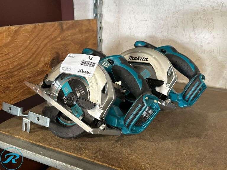 (2) Makita XSS02 18V Circular Saws