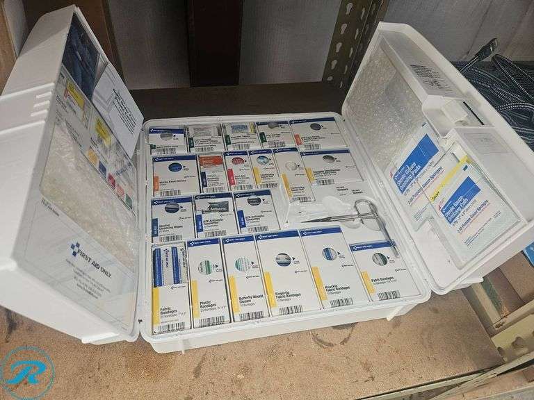First Aid Only Fully Stocked Plastic First Aid Kit - Roller Auctions