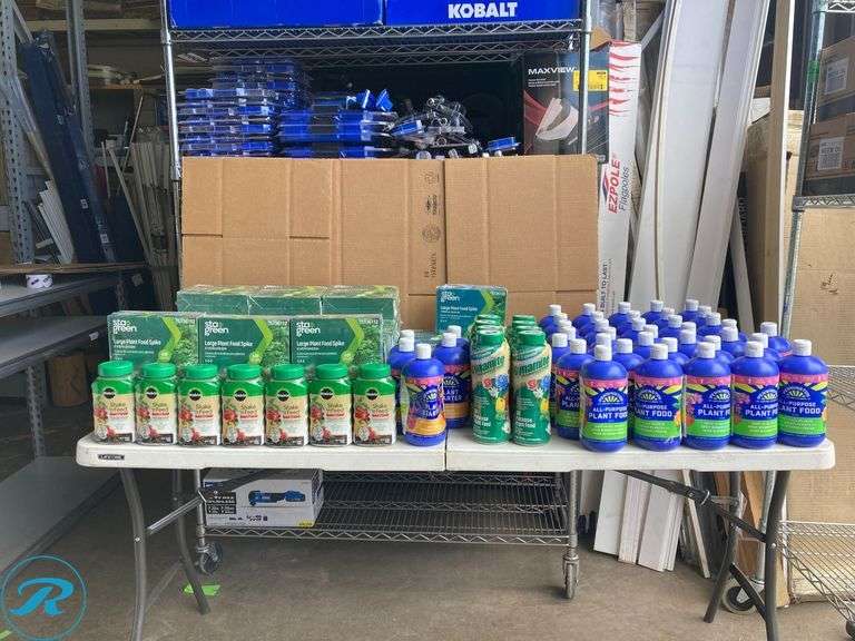 (100+) New- Assorted Plant Food (100+ items approx more then $1400 retail price) - Roller Auctions