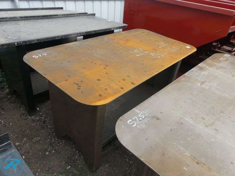 New Kit Containers Steel Welding Table, 57" x 30" - Roller Auctions