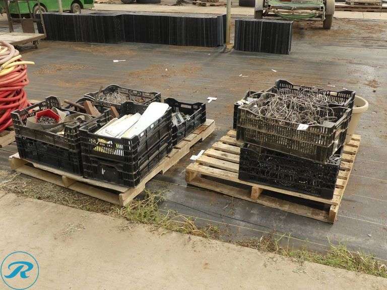 (2) Pallets of Mixed Scrap Metal and Hardware - Roller Auctions