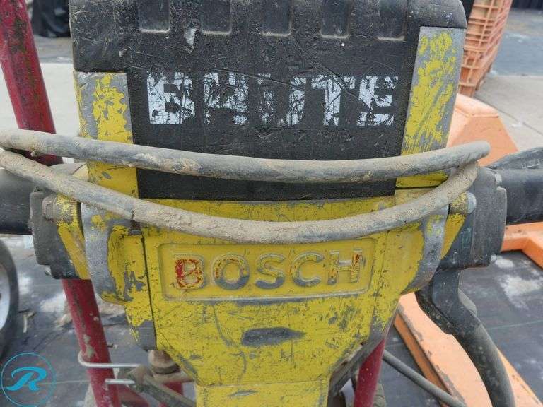 Bosch Electric Jackhammer With Dolly and Bits - Roller Auctions
