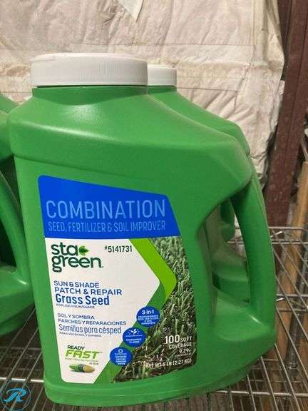 (12) New- Sta- Green 3-in-1 Patch and Repair Mixture/blend Lawn Repair Mix - Roller Auctions