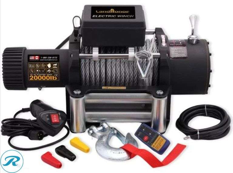 New Land Honor LHR-EW20000 Electric Winch, 20,000 Lb. Capacity - Roller Auctions