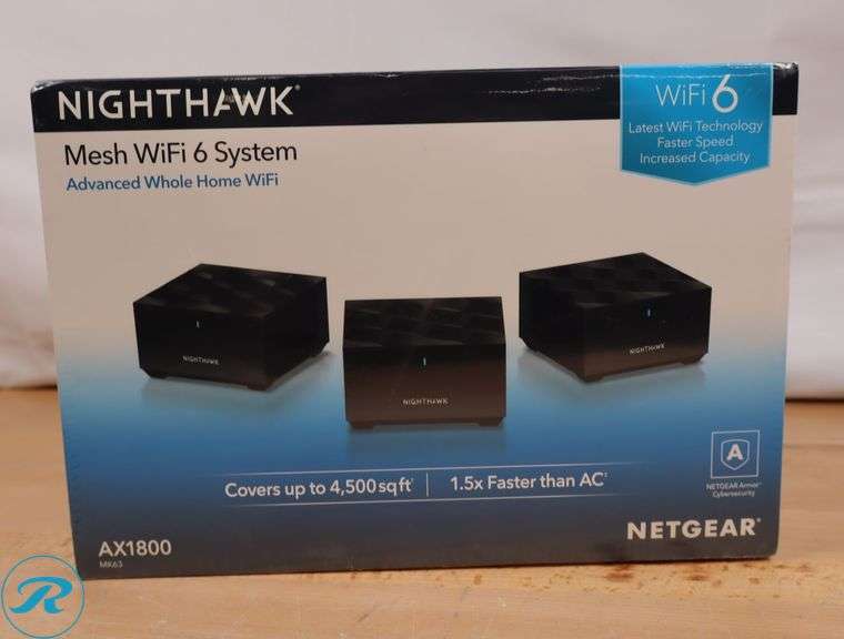 Netgear Nighthawk Wifi 6 Mesh System Dual Band - New - Roller Auctions