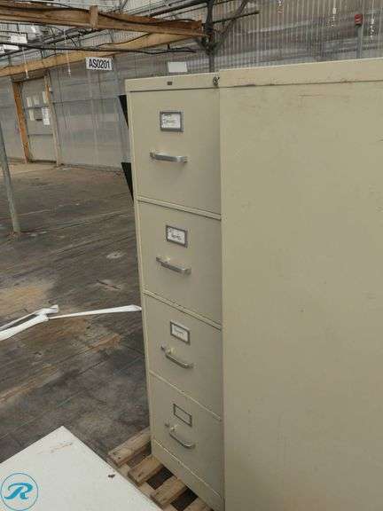(5) Metal Filing Cabinets - Roller Auctions