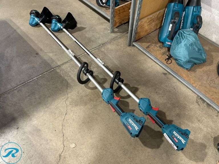 (2) Makita XRU23 18V String Trimmers (1 Broken)