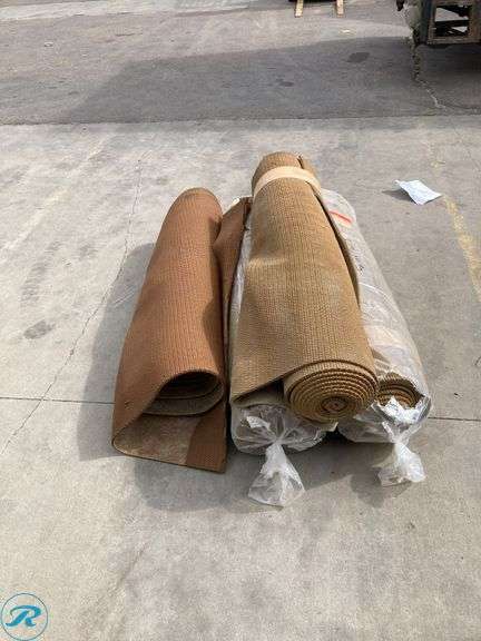 (4) New - Leggett & Platt 10.5-Millimeters 21 Density Rubber Carpet Padding with Moisture Barrier ( 54" x 24" /roll) (total of 4 rolls See photos) - Roller Auctions