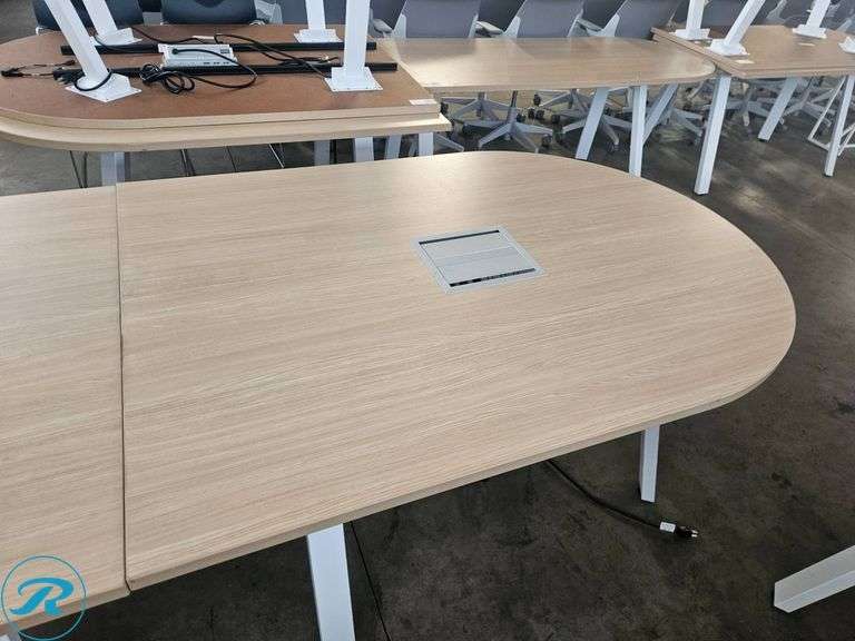 (2) Enwork Sawhorse Conference Table, 48″x66″ - Roller Auctions