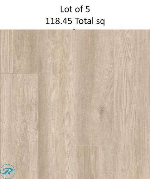 (5) New- STAINMASTER PetProtect Lafayette Chestnut 12-mm T x 7-1/2-in W x 50-in L Waterproof Laminate Flooring ( 23.69-sq ft / Carton ) (total of 118.45 sq ft total) - Roller Auctions