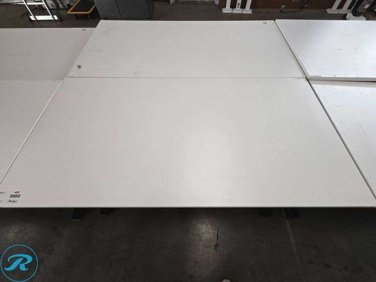 (2) ESI Triumph LX60 Electric Height-Adjustable Desk with 24″ Undermount Power Strip, 60×30 Inches - Roller Auctions