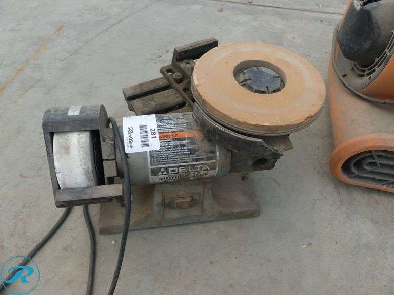 Delta 23-710 Sharpening Center and 4″ Machine Vise - Roller Auctions
