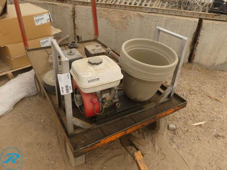 Utility Cart With Gas Engine (Engine Inoperable) - Roller Auctions