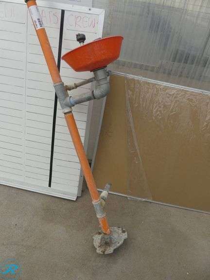 Portable Emergency Safety Shower/Eye Wash Station - Roller Auctions
