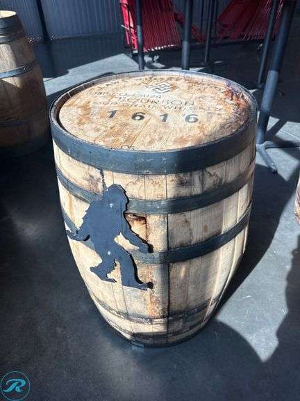 (2) Wood Barrels - Roller Auctions