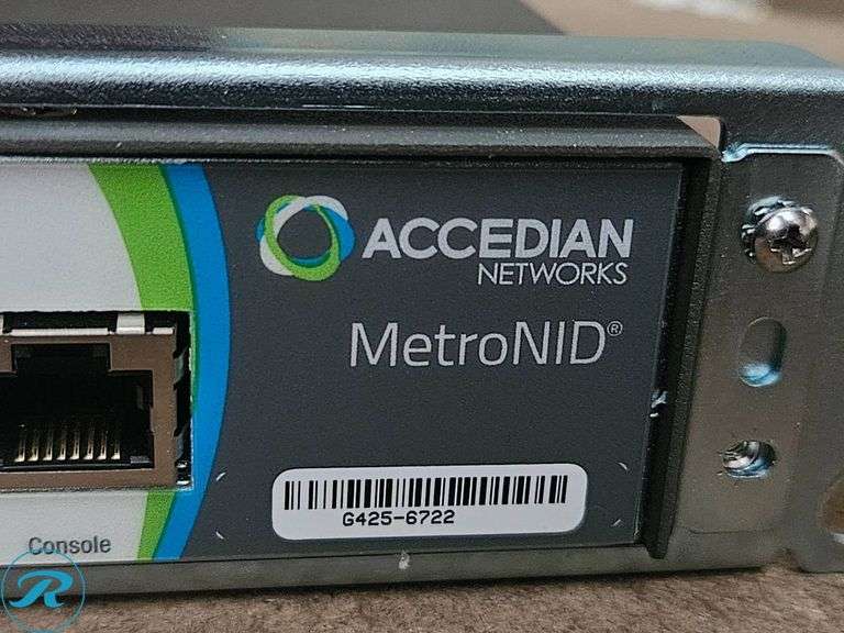 Accedian Networks MetroNID Model NID4 Network Interface Device - Roller Auctions
