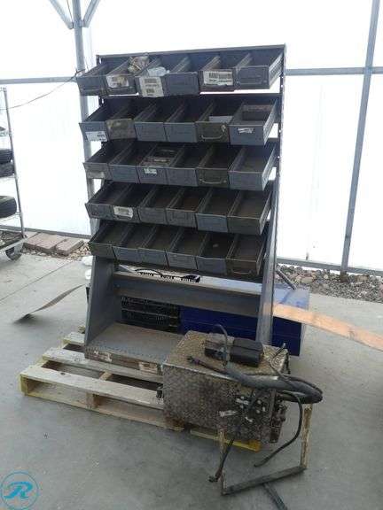 Hardware Storage Bin With Pallet of Assorted Components - Roller Auctions
