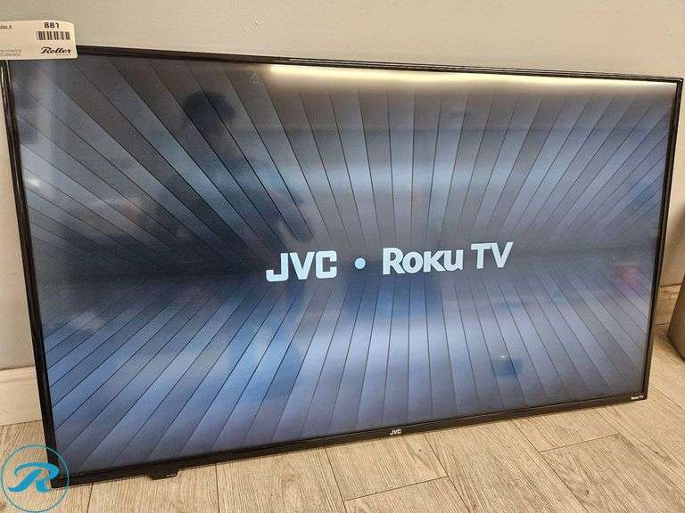 JVC LT-50MAW595 50-Inch LED Roku TV with Wall Mount - Roller Auctions