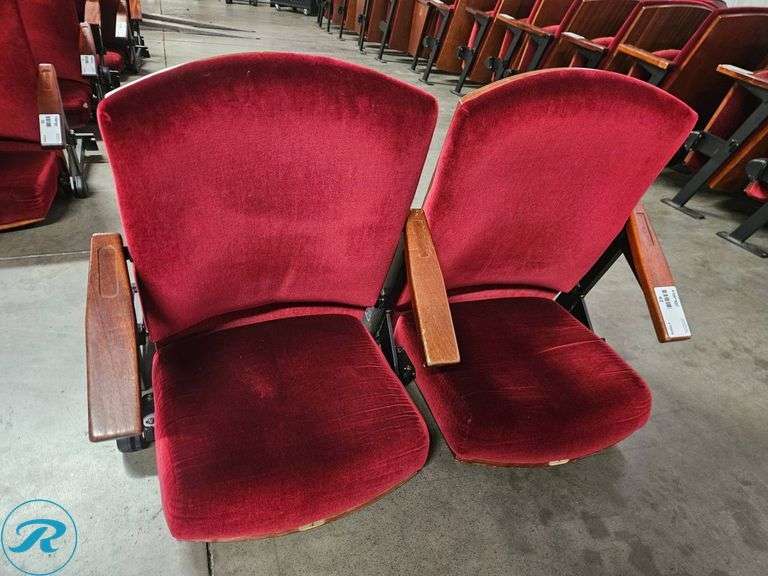 (2) Gates Concert Hall Wall Mount Seats From University of Denver