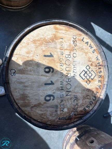 (2) Wood Barrels - Roller Auctions