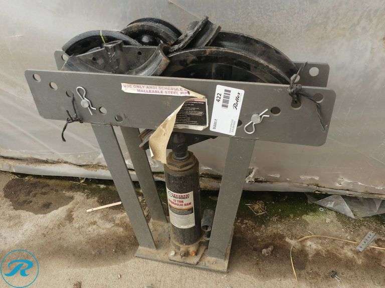 Central Machinery 12-Ton Hydraulic Pipe Bender - Roller Auctions