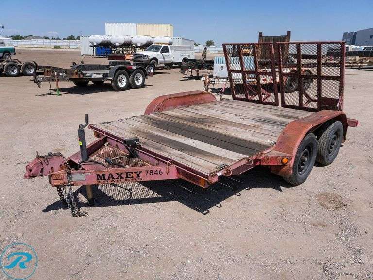 1994  Maxey  C-10-2 SB T/A  Equipment Trailer
