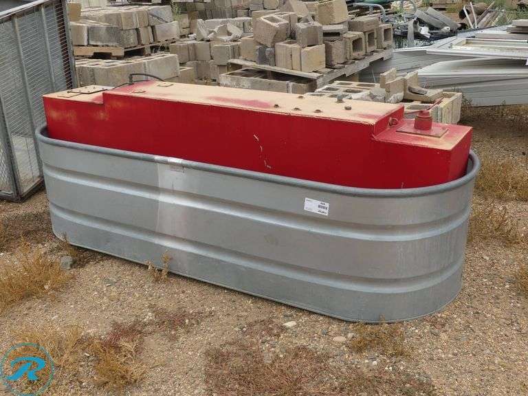 160-Gallon Fuel Storage Tank With Trough - Roller Auctions