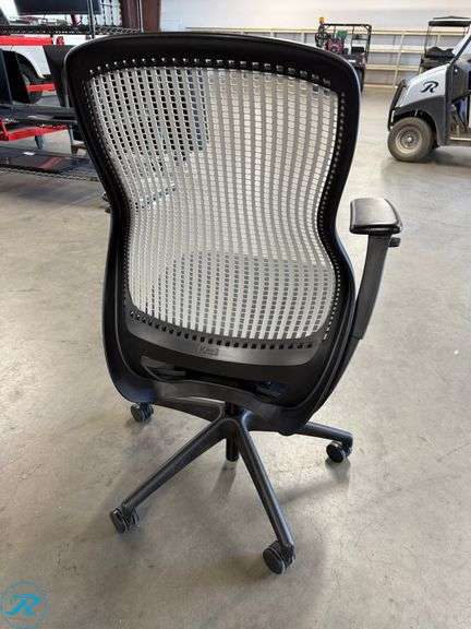 (2) Knoll ReGeneration Flex Back Task Chairs With Hard Casters - Roller Auctions