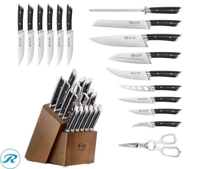 Cangshan: Olympus Series 17-Piece Knife Block Set- New
