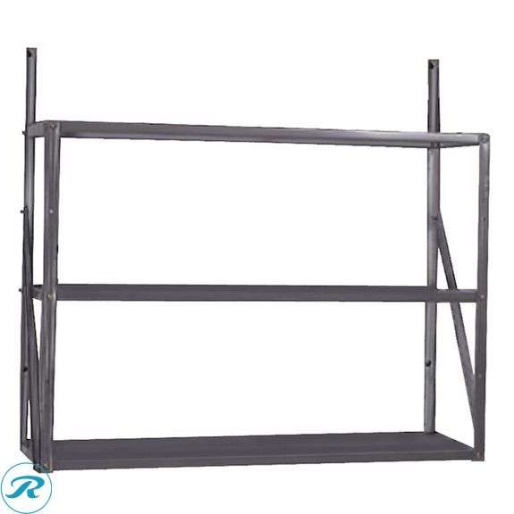 (1) New- Arrow Gray Galvanized Steel Storage Shed Shelf - Roller Auctions