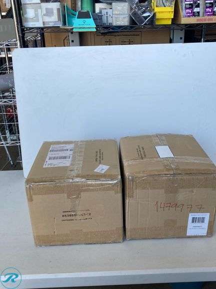 (2) New- Generation Lighting Crittenden 1 -Light 8.5-in H Satin Black Hardwired Dark Sky Outdoor Wall Light (total of 2) - Roller Auctions