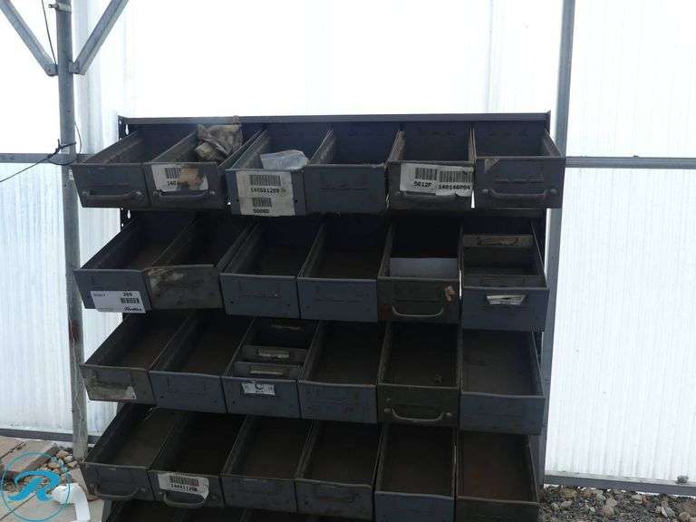 Hardware Storage Bin With Pallet of Assorted Components - Roller Auctions