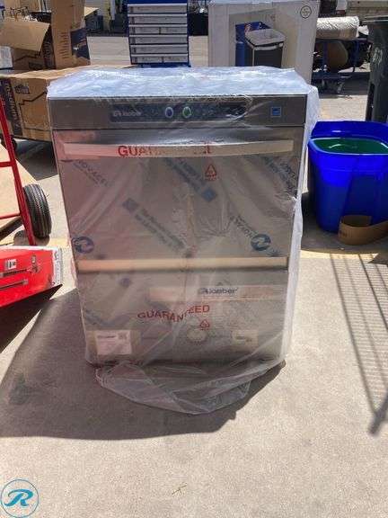 (1) New- Eurodib DSP4DPS 30 -Racks per Hour Stainless steel Undercounter Commercial Dishwasher WOW-Retails for $3899 (Box was open but product is new and packed) See Photos - Roller Auctions