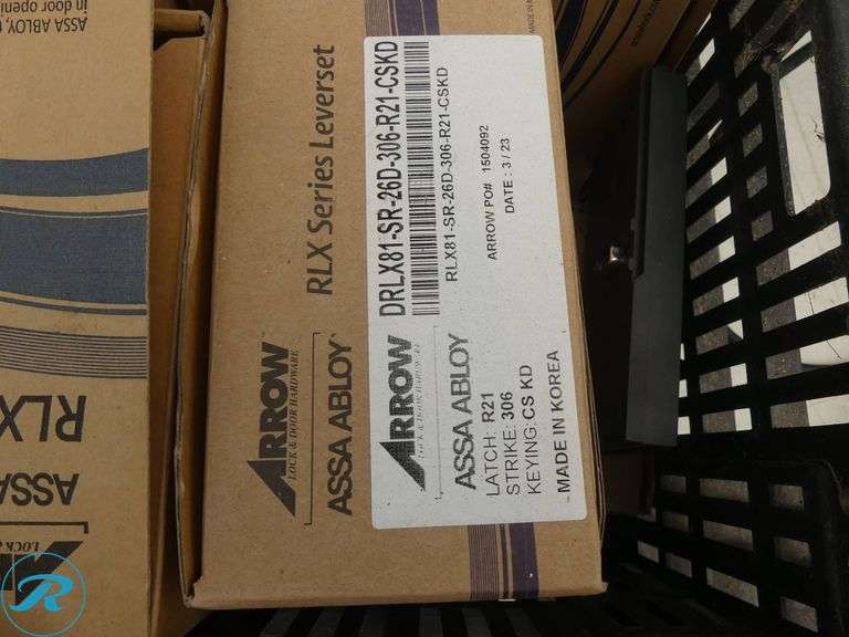 Crate of Lever Handle Locksets - Roller Auctions