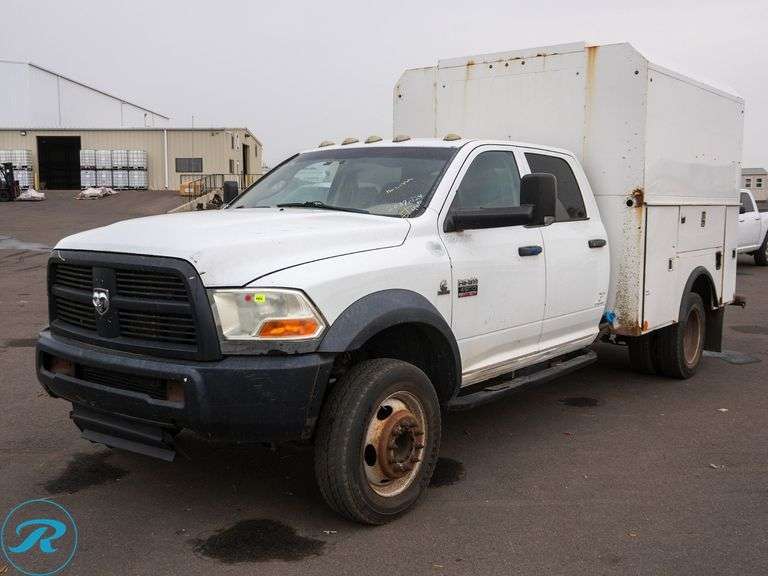 2012 Ram 4500 4WD Crew Cab High Top Utility Truck - Roller Auctions