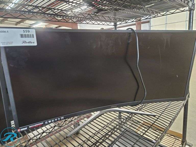 (2) MSI Optix MAG341CQ Curved LED Gaming Monitors - Roller Auctions