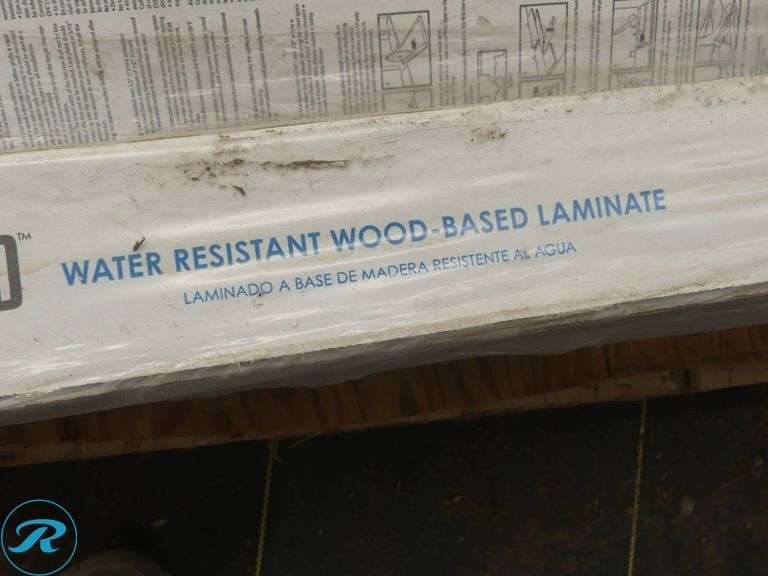 Pallet of HydroShield Water-Resistant Wood-Based Laminate Flooring - Roller Auctions