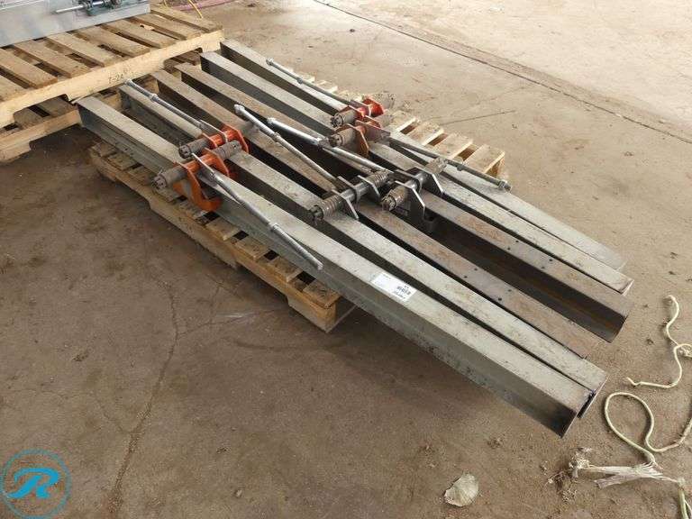 Pallet of (6) Overhead Conveyor Trolley Tracks - Roller Auctions
