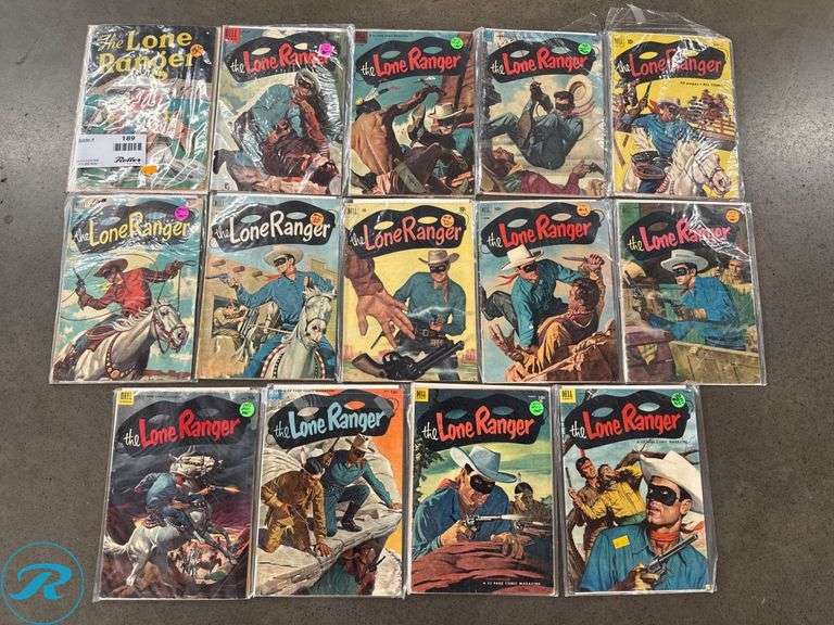 (14) ‘The Lone Ranger’ Comics by Dell Publishing - Roller Auctions